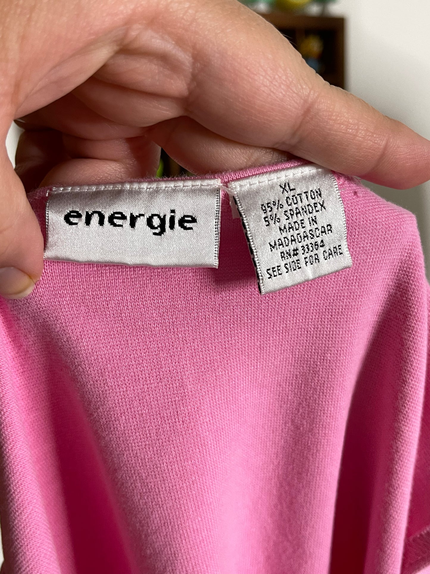 2000s Baby Pink Cropped Tank Top Sz L/XL