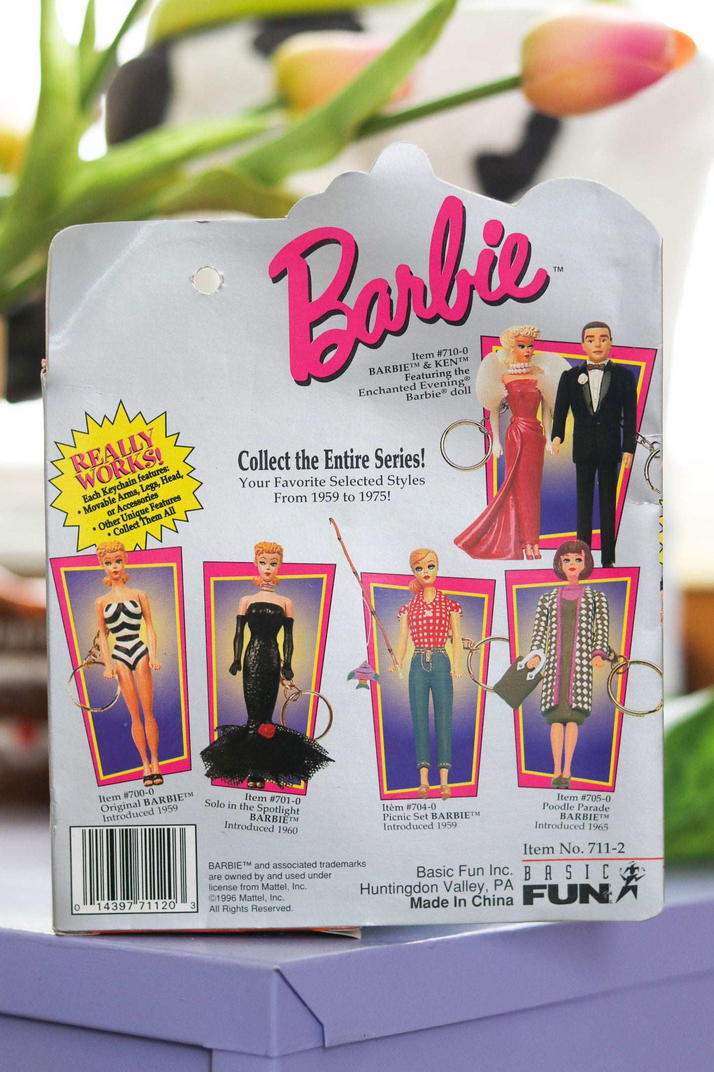 Vintage Enchanted Evening Barbie Deadstock Keychain