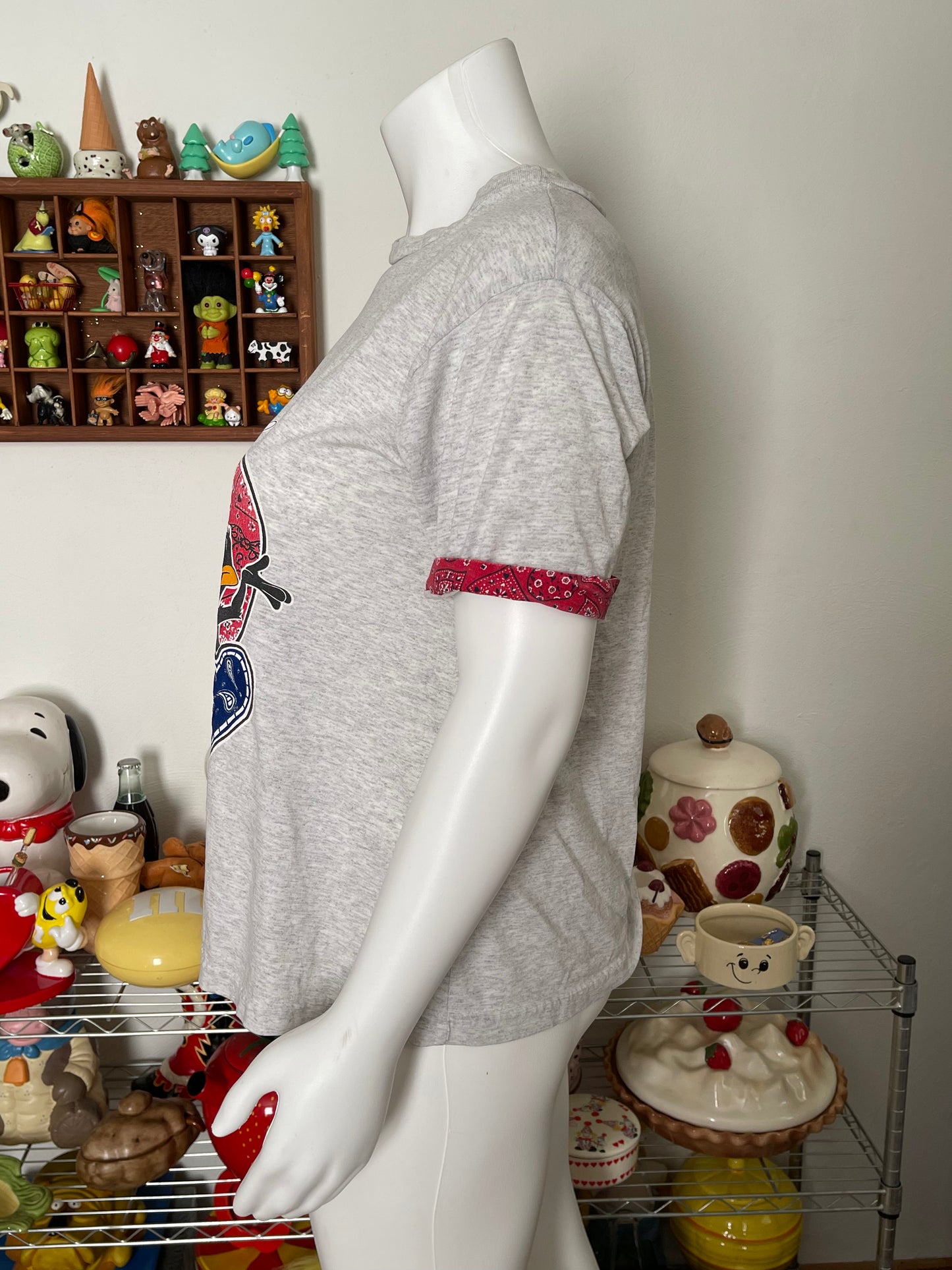 90s Looney Tunes Bandana print tee sz XL