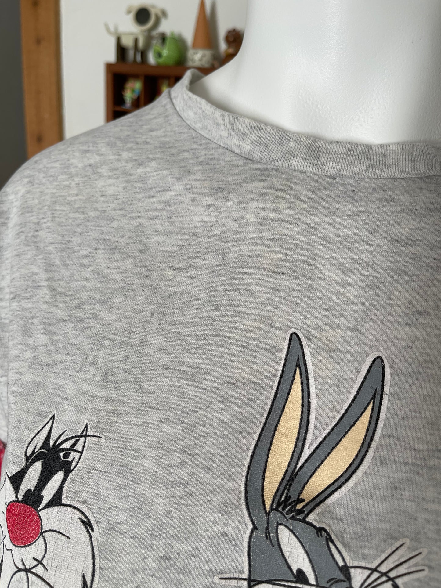 90s Looney Tunes Bandana print tee sz XL