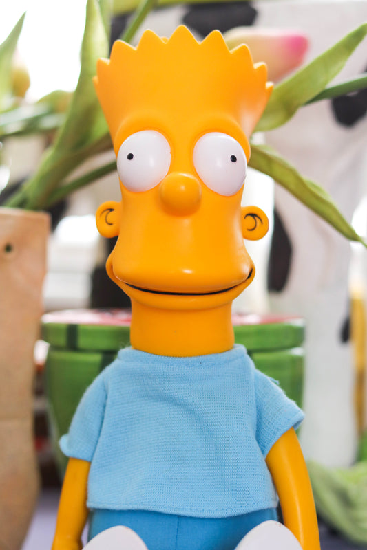 Vintage 90s Bart Simpson Vinyl Plush Doll