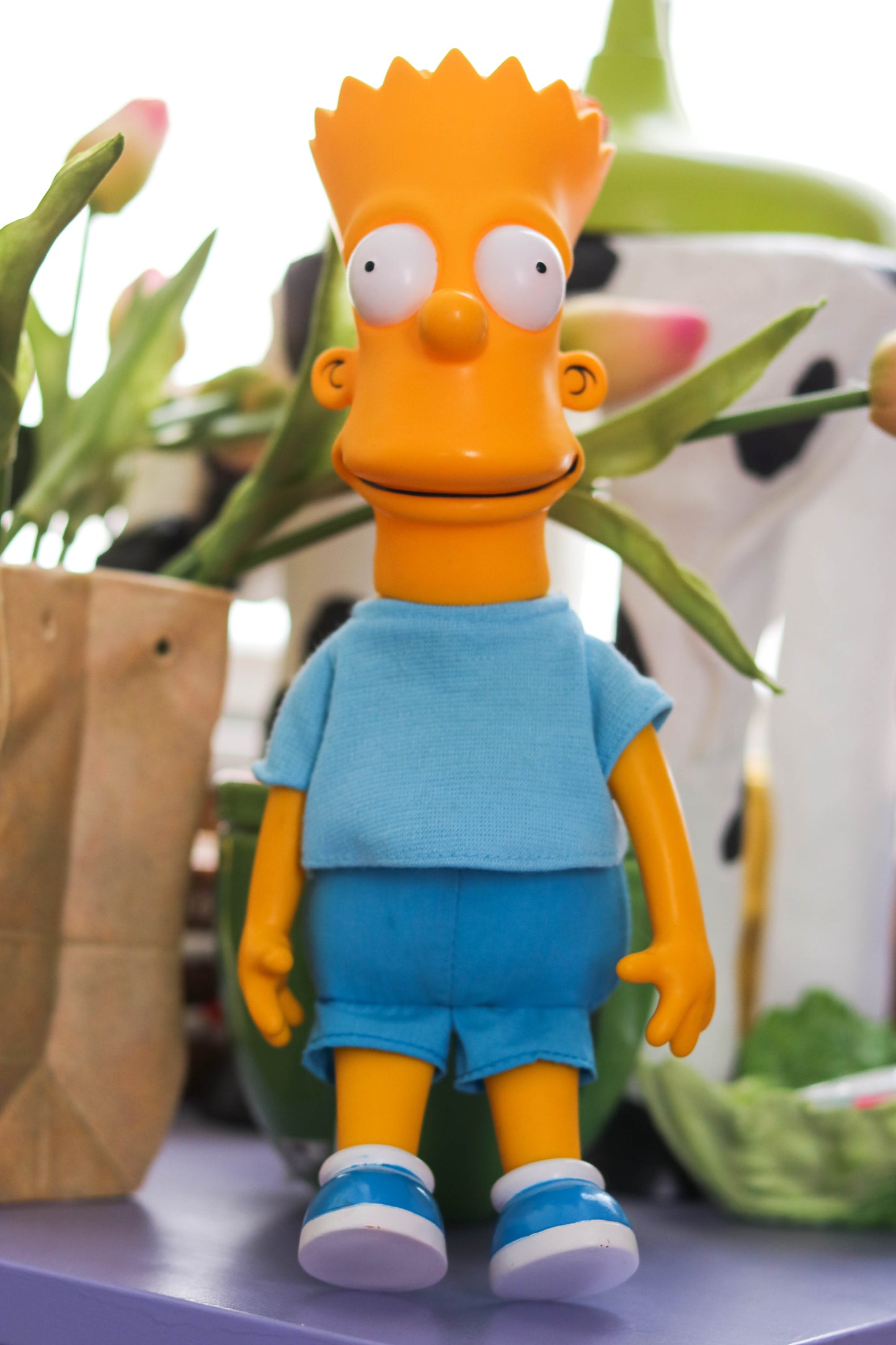Vintage 90s Bart Simpson Vinyl Plush Doll