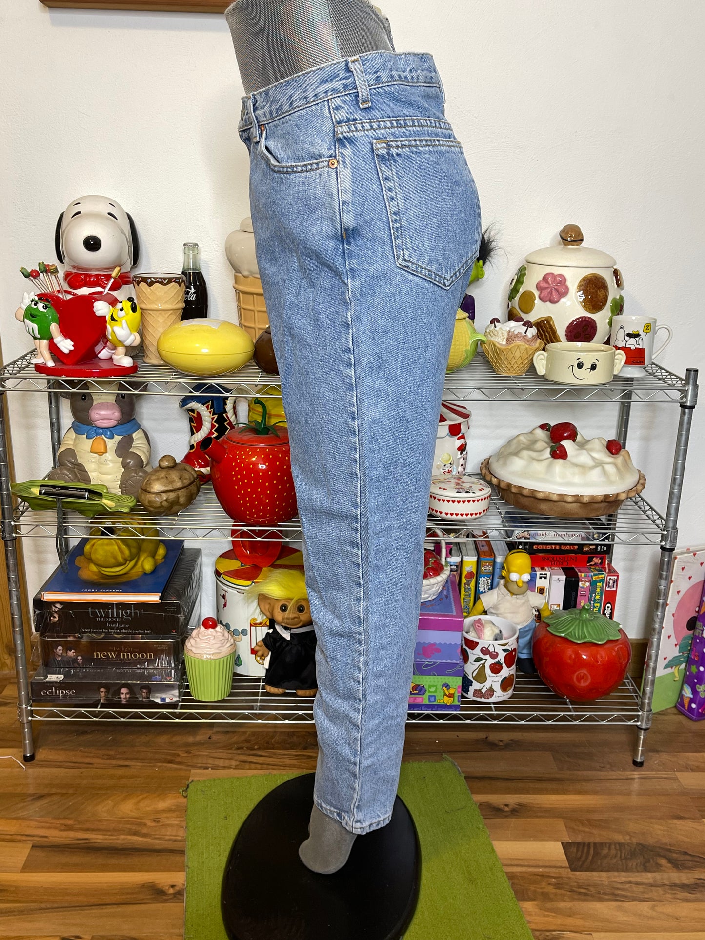 Vintage Calvin Klein Light Wash Denim Jeans Sz 12 28in