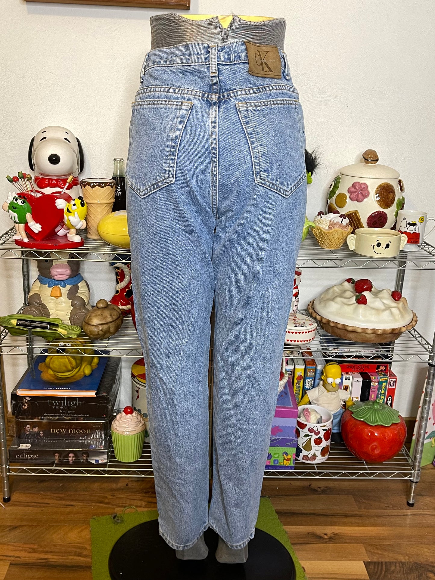 Vintage Calvin Klein Light Wash Denim Jeans Sz 12 28in
