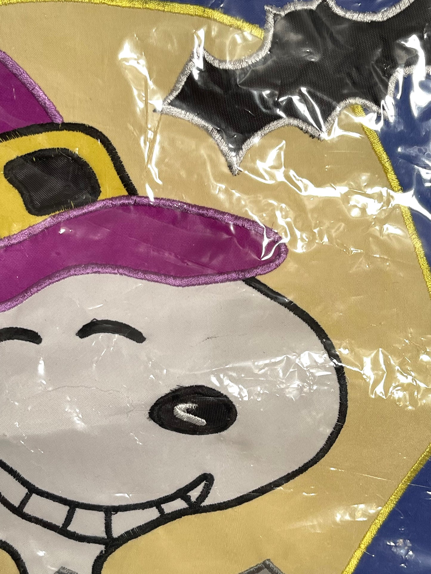 Vintage Snoopy's Pumpkin Greetings Halloween Garden Flag