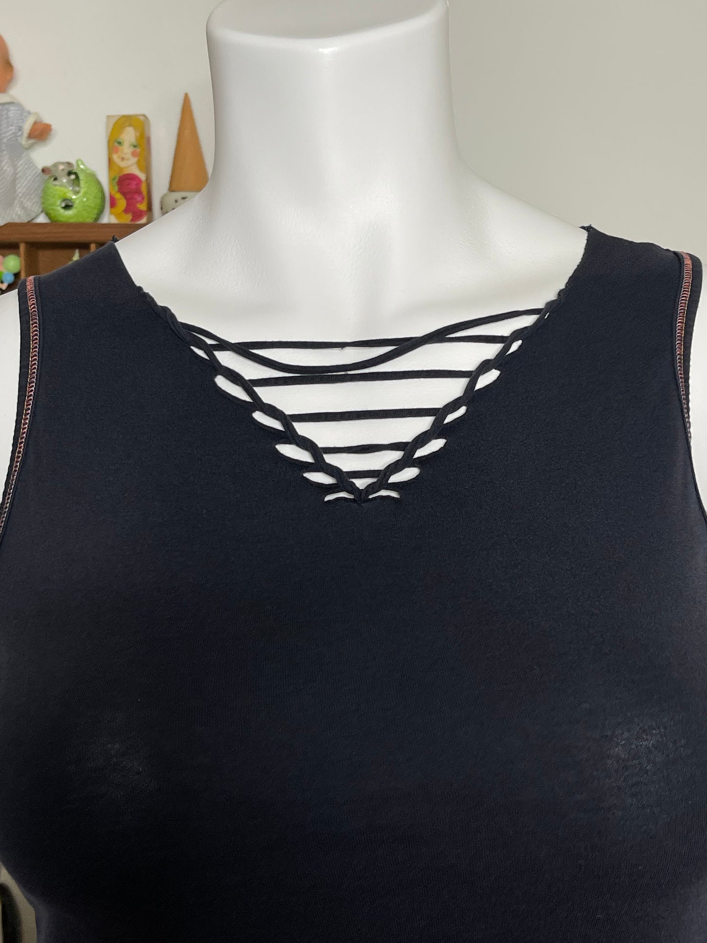2000s Y2K Harley Davidson Distressed Tank Top Sz L