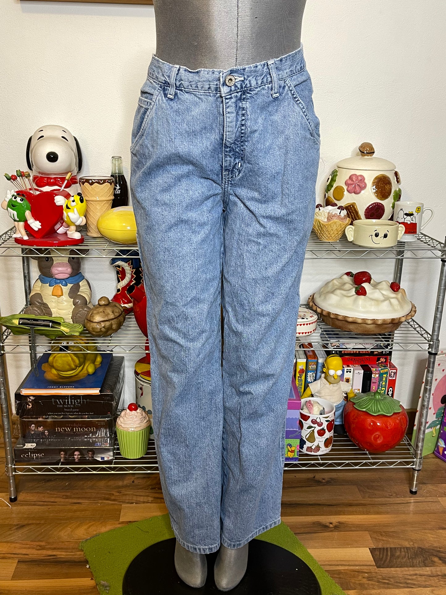 Vintage Guess Cargo Carpenter Style Distressed Denim Jeans Sz 30in