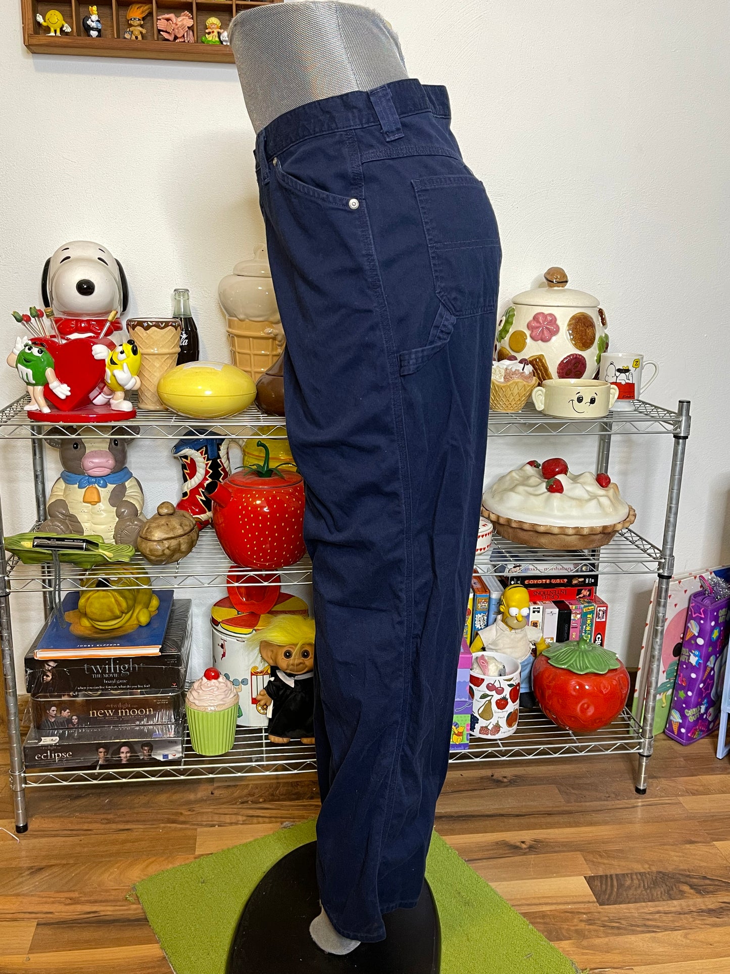 2000s Sonoma Navy Blue Carpenter Style Pants Sz 34in