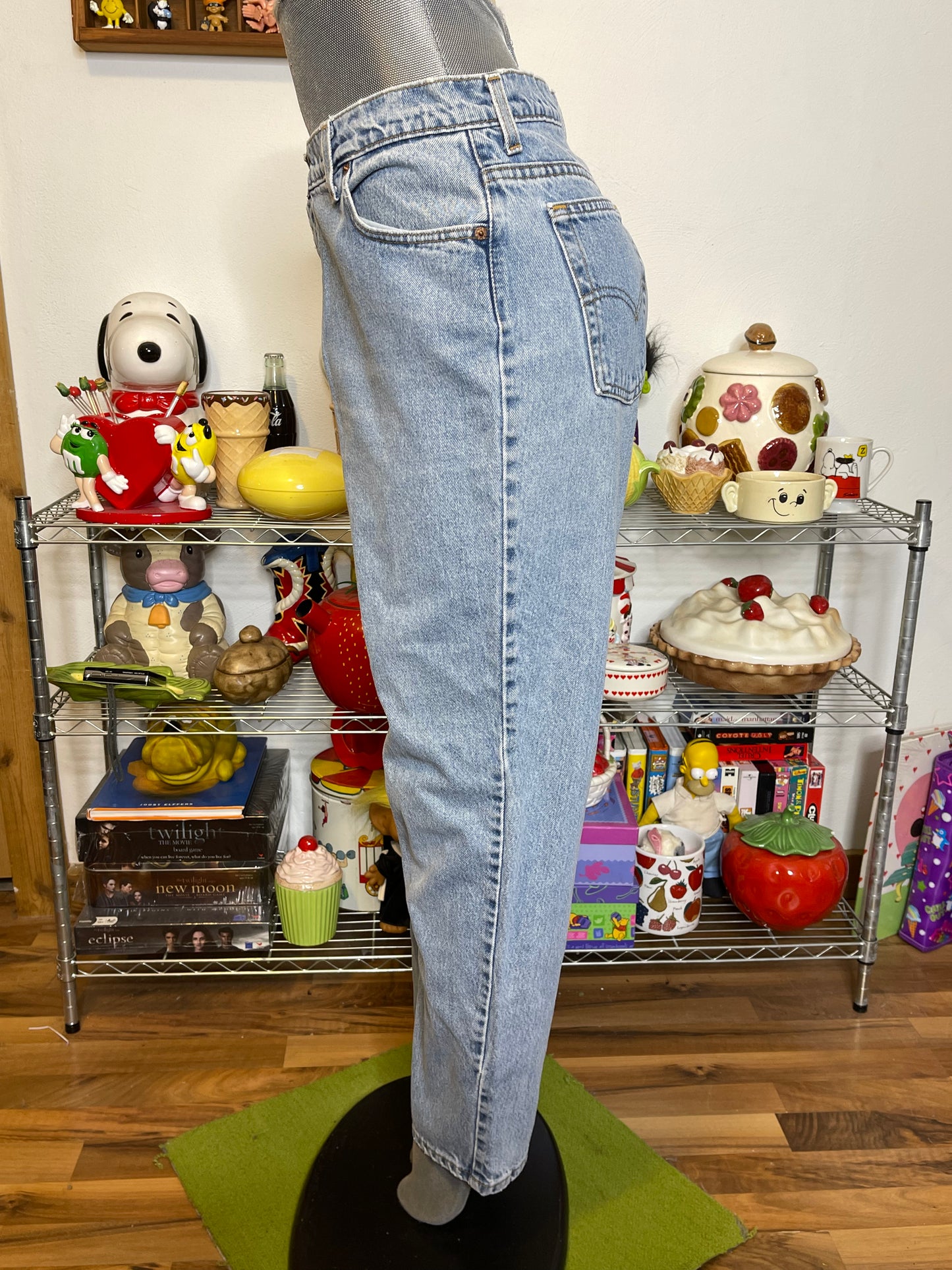 Vintage 90s Levi's 550 Light Wash Denim Jeans Sz 16 33in