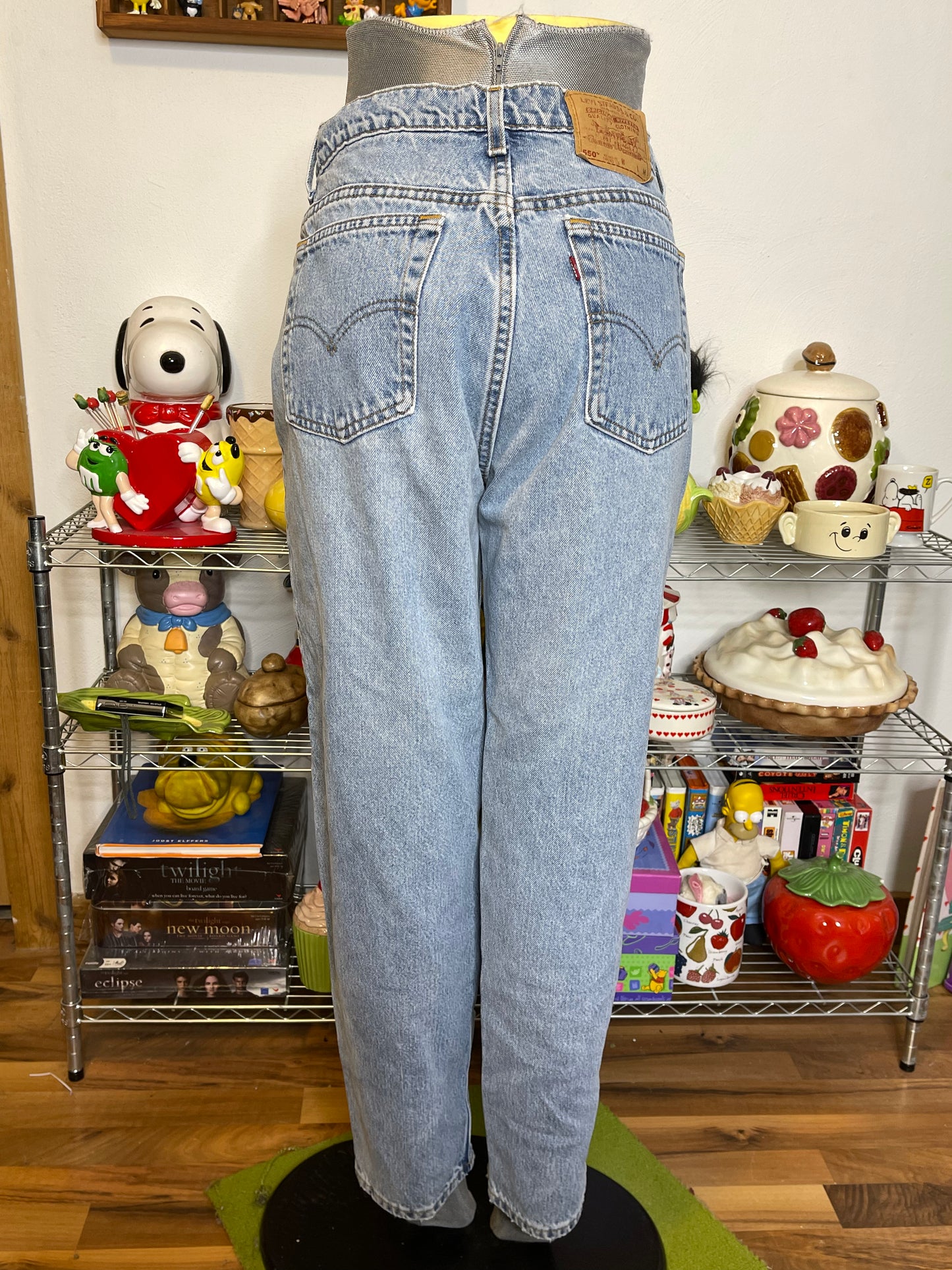 Vintage 90s Levi's 550 Light Wash Denim Jeans Sz 16 33in