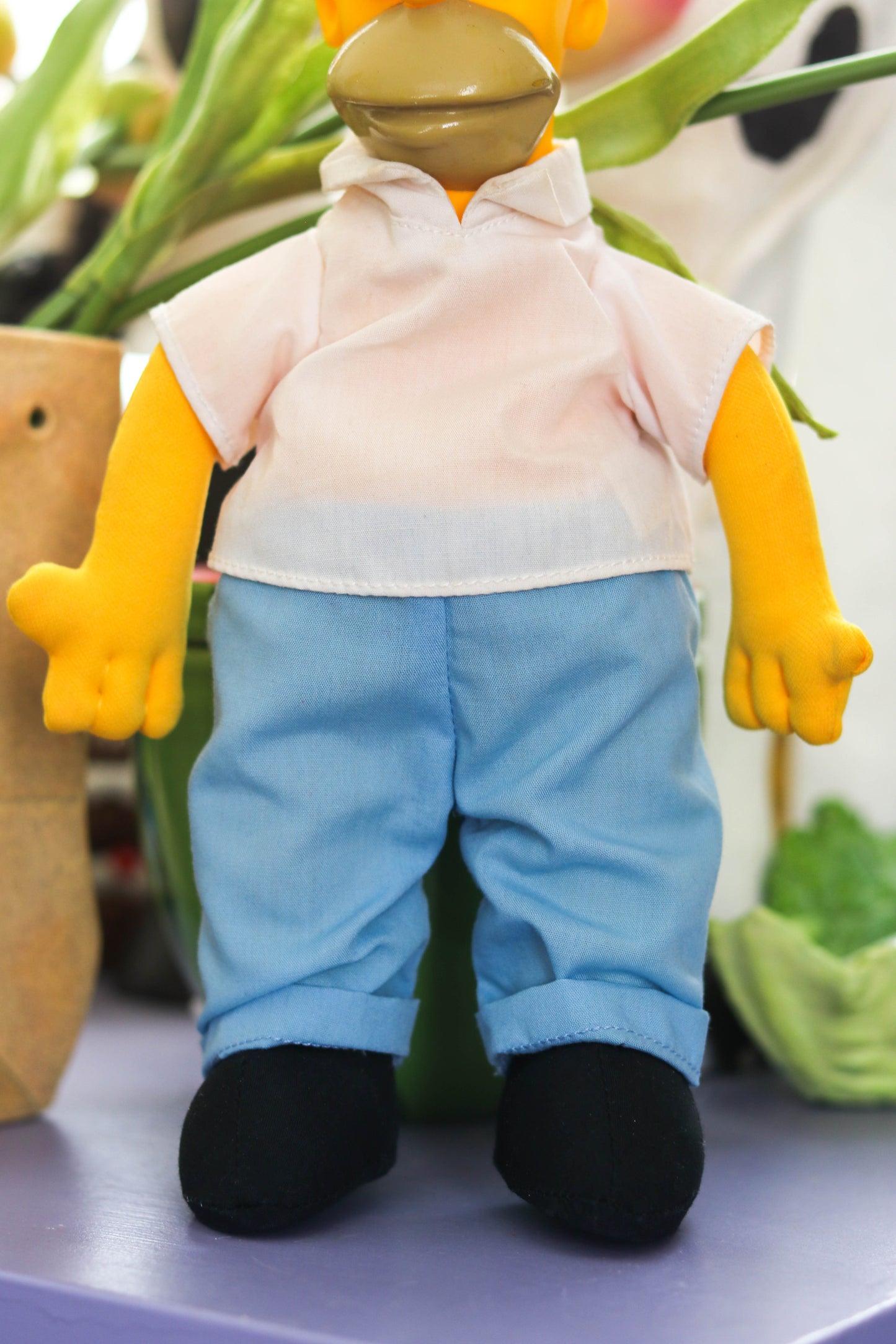 Vintage 90s Homer Simpson Plush