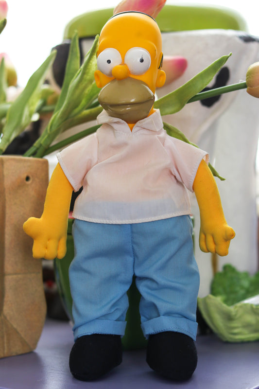 Vintage 90s Homer Simpson Plush
