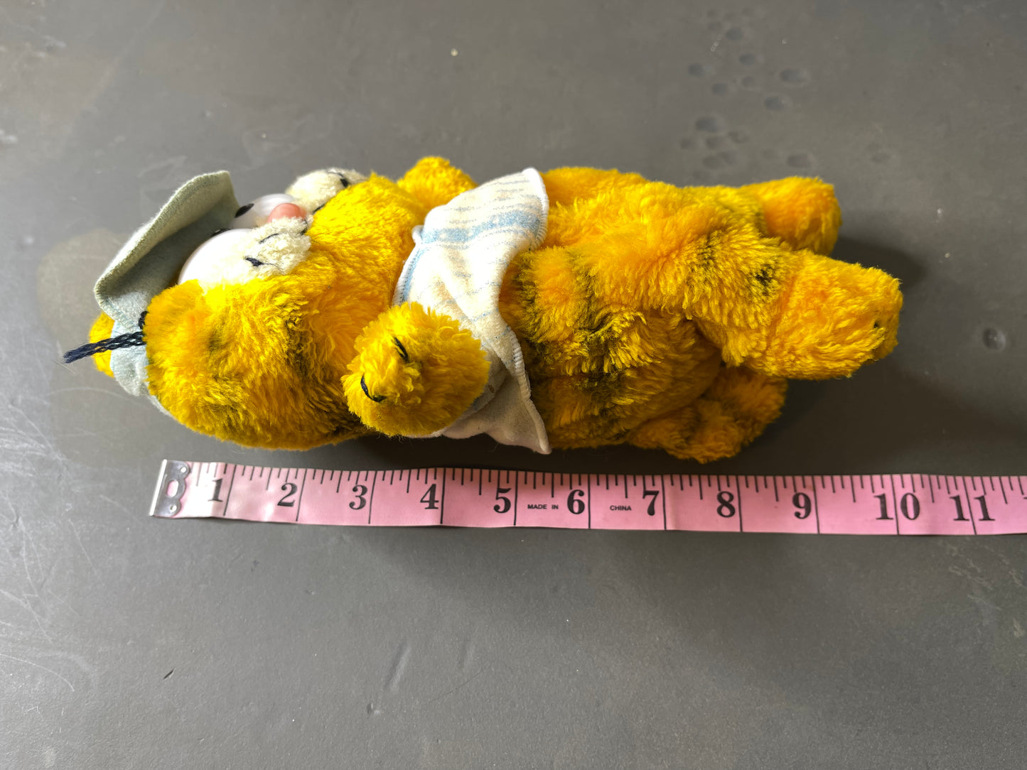 Vintage 80s Baseball Garfield Plush