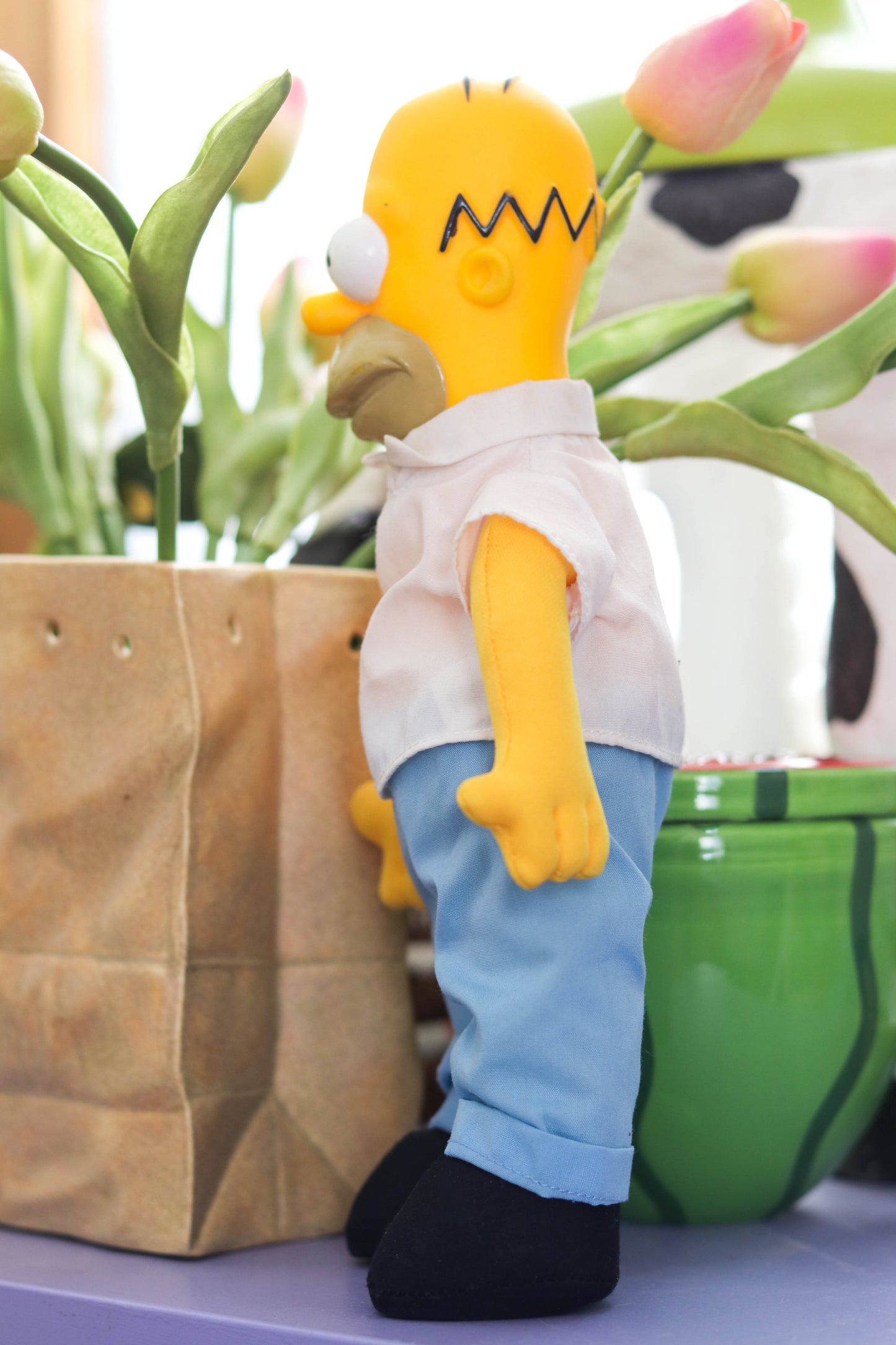 Vintage 90s Homer Simpson Plush