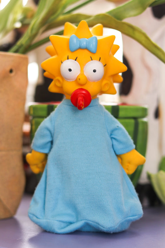 Vintage 90s Maggie Simpson Plush