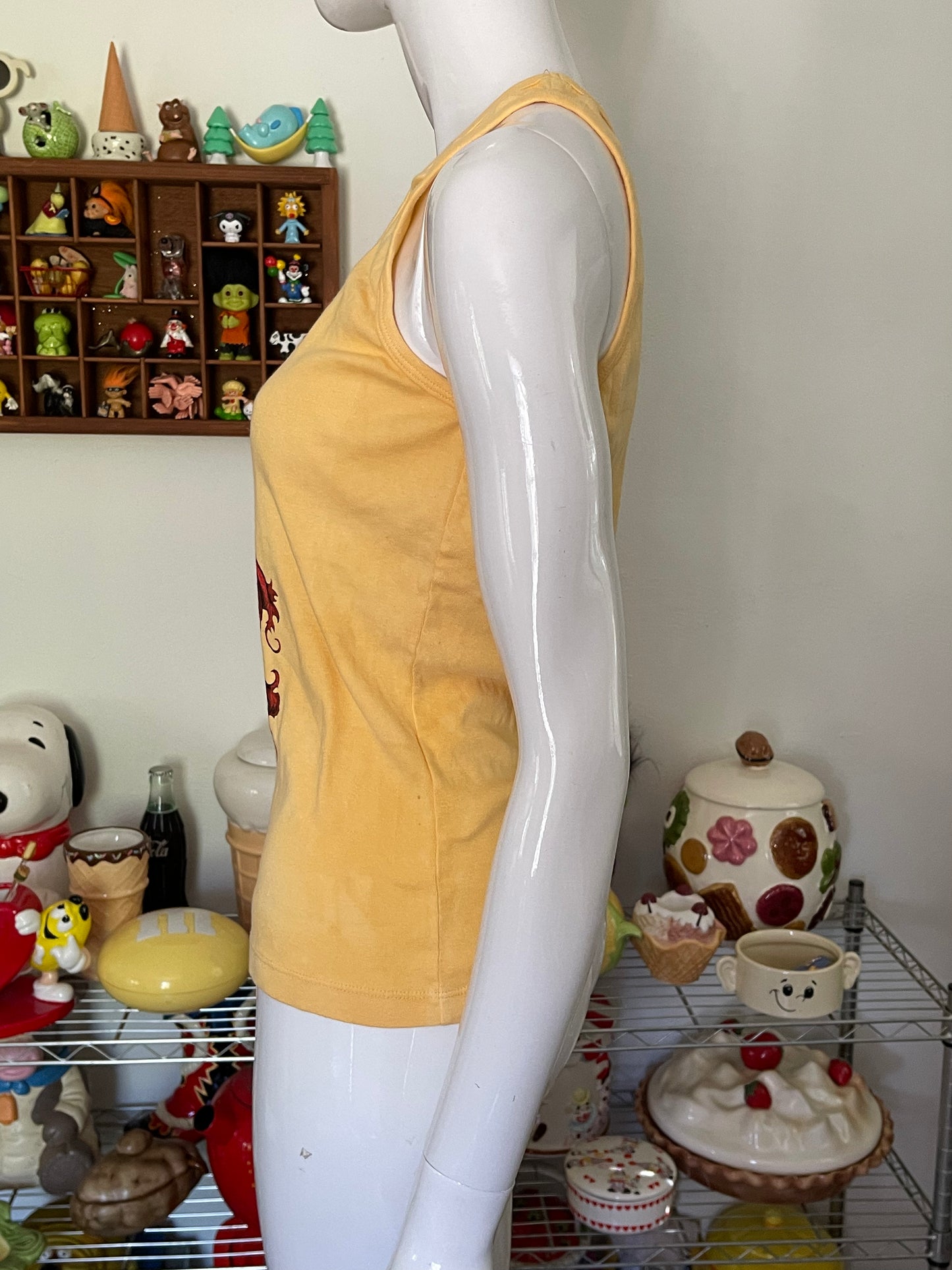 Y2K Fall fairy graphic tank top sz L