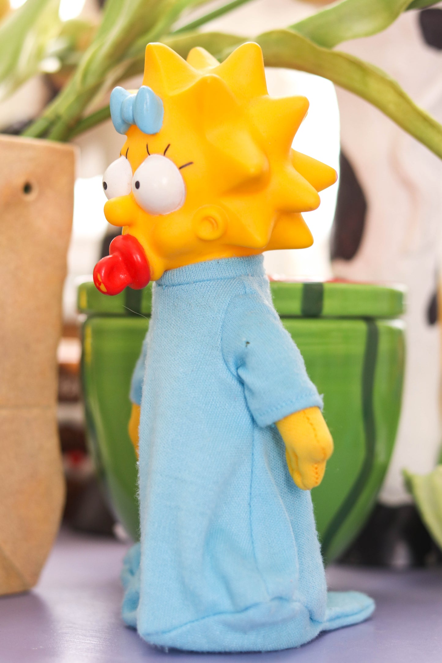 Vintage 90s Maggie Simpson Plush