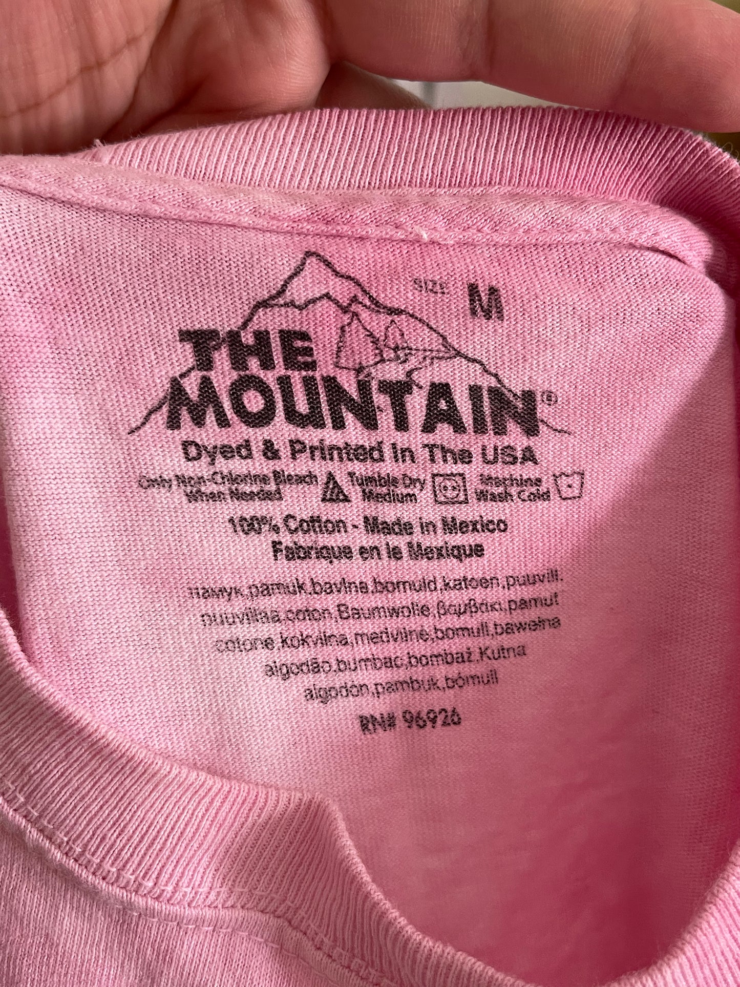 The mountain tie dye cat tee sz M