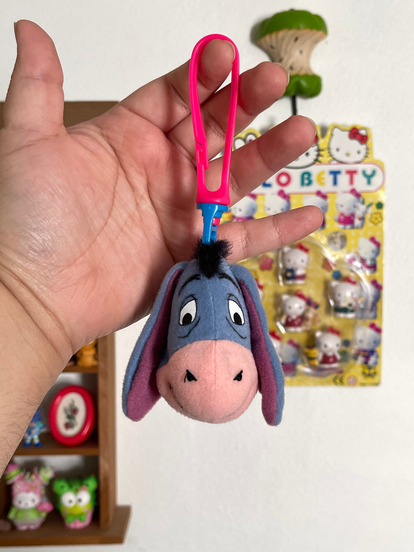 90s Eeyore Plush Keychain