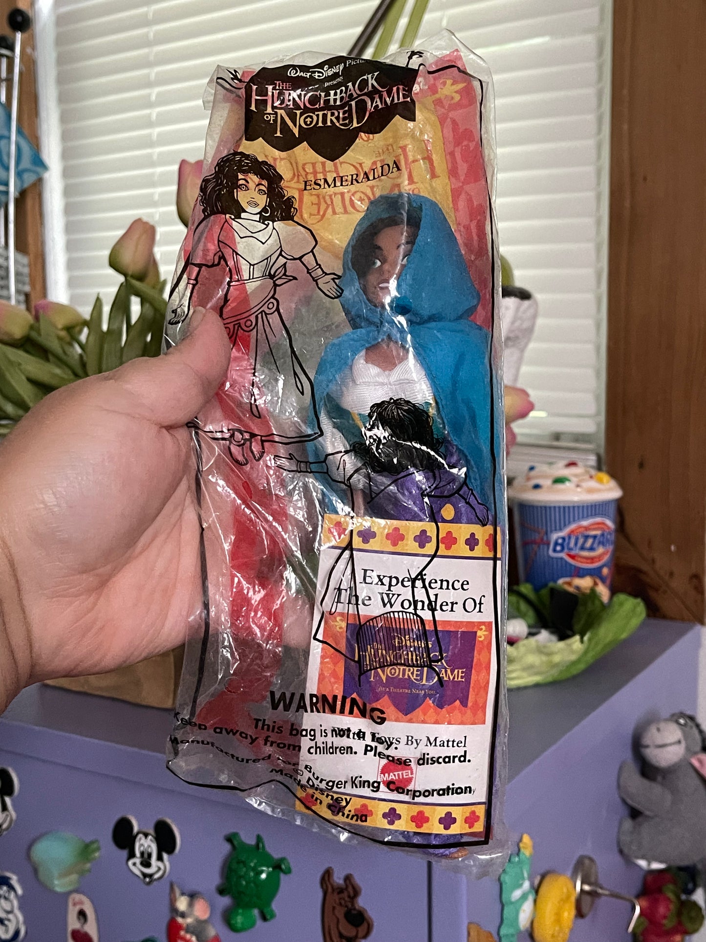 Vintage Deadstock The Hunchback Of Notre Dame Puppet Plush Set (2)