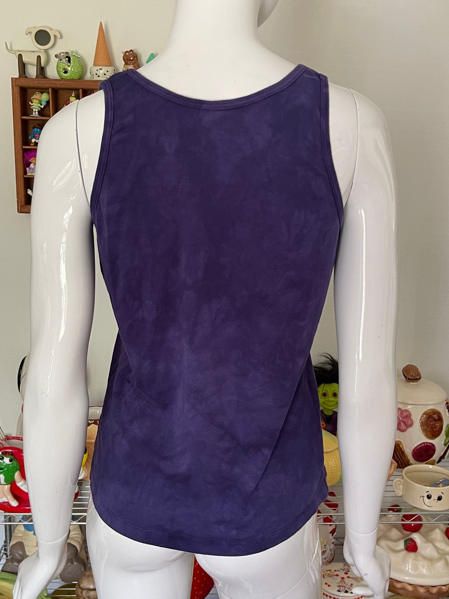 Y2K Angel Fairy glitter tank top sz L