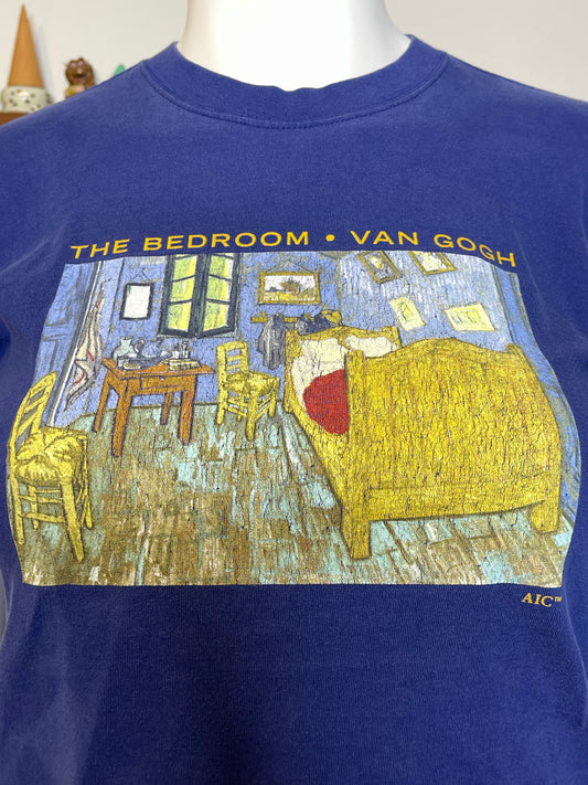 2000s The Bedroom By Van Gough Art Graphic Tee Sz L