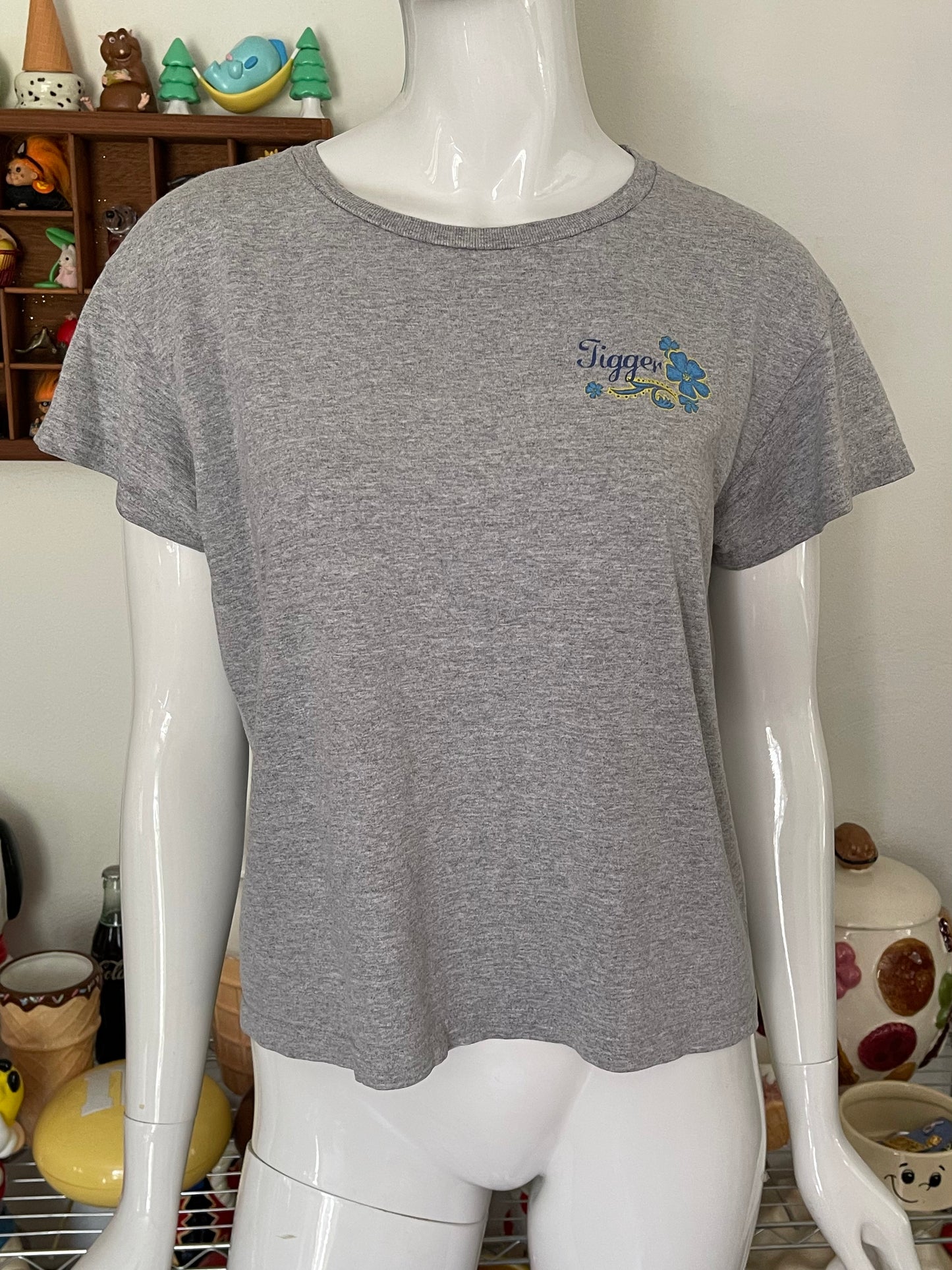 Vintage Tigger grey tee sz M