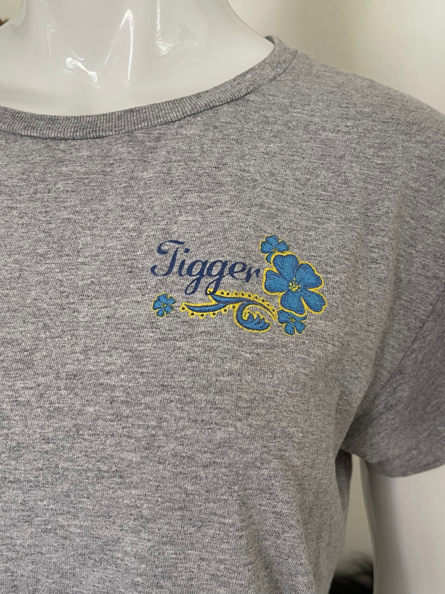 Vintage Tigger grey tee sz M