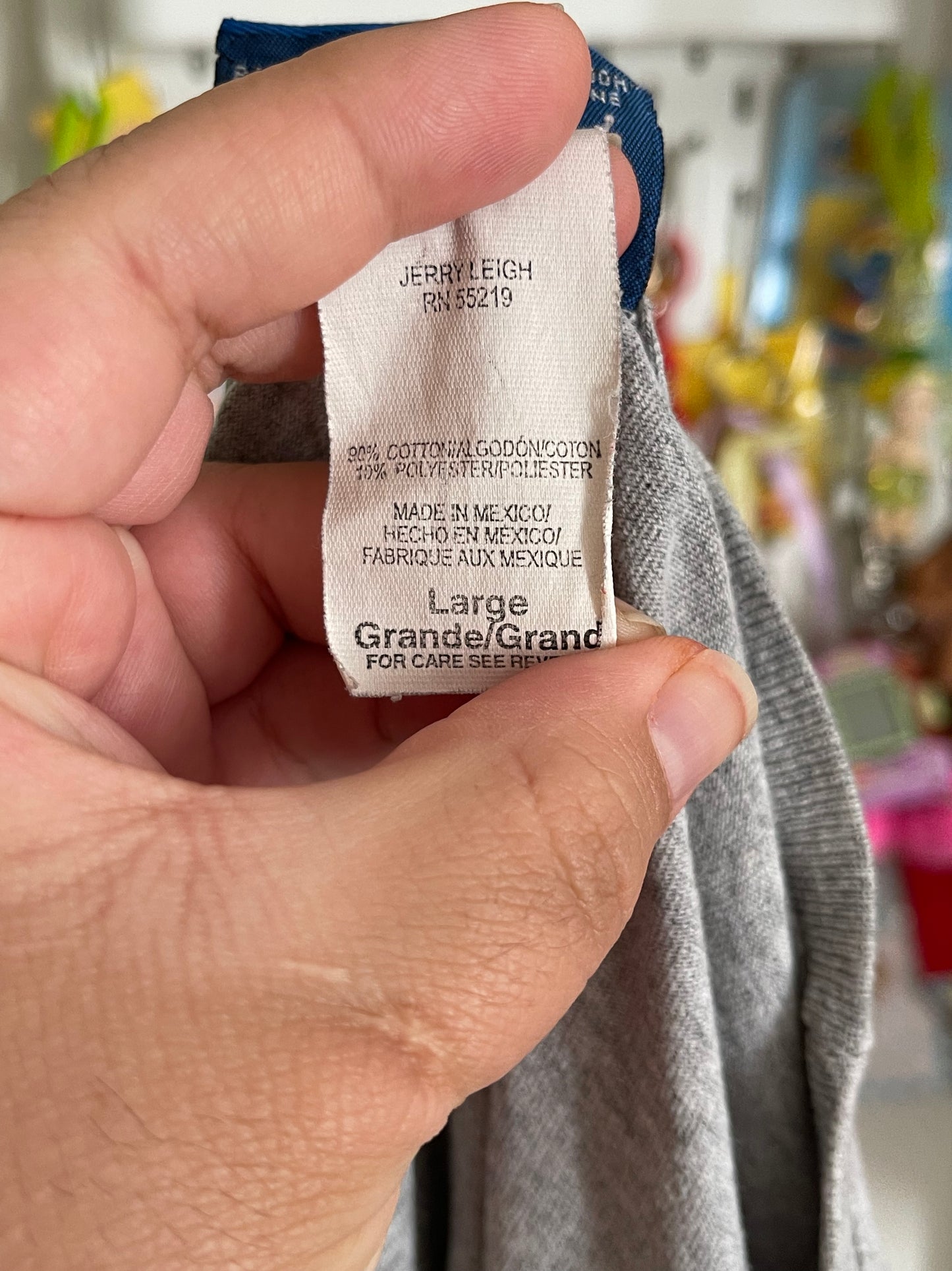 Vintage Tigger grey tee sz M