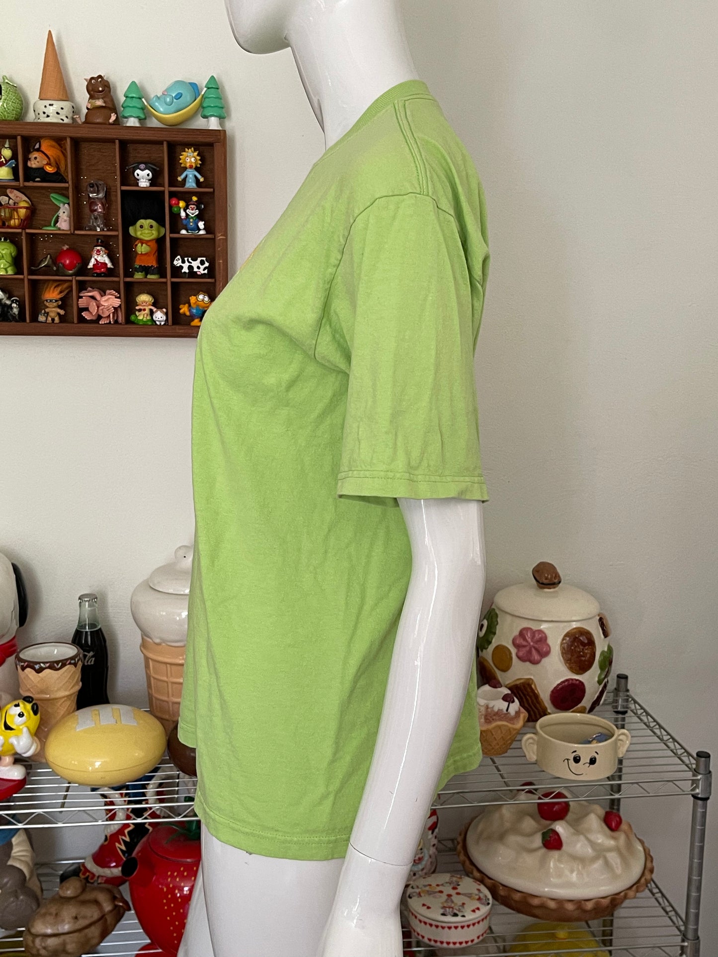 2000s Green Tinker bell tee sz M