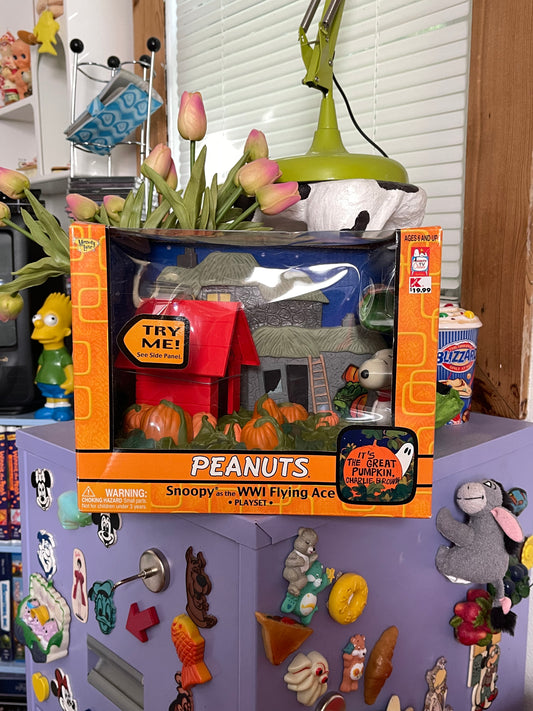 Vintage 2000s Peanuts Snoopy Flying Ace Playset TESTED