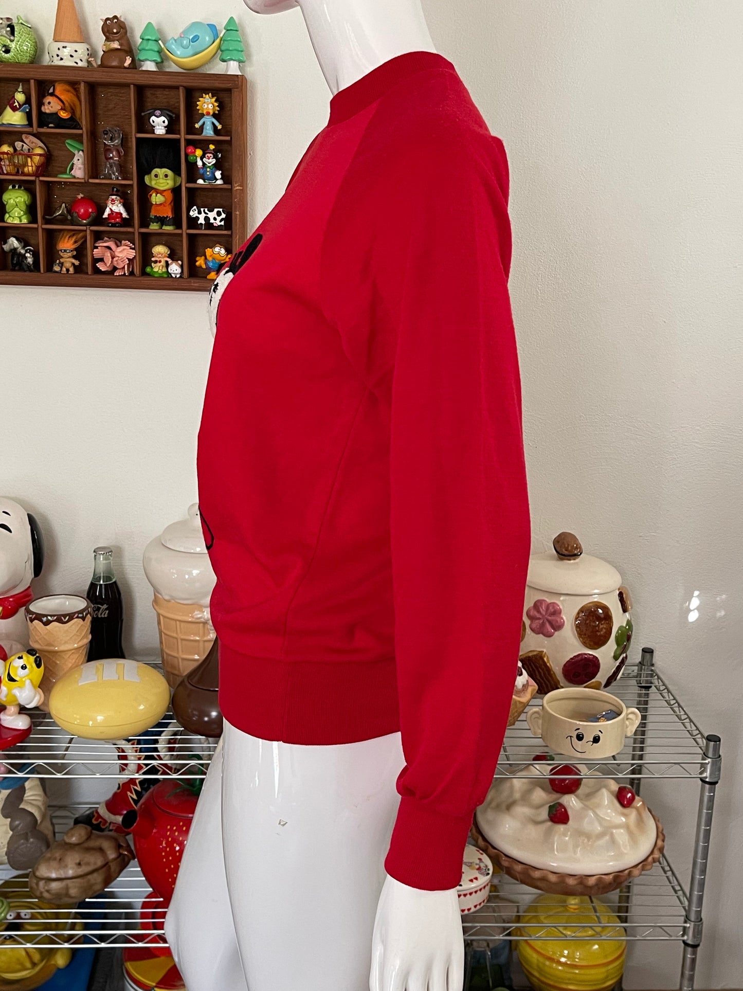 80's Minnie Mouse textured sweater sz XS /S