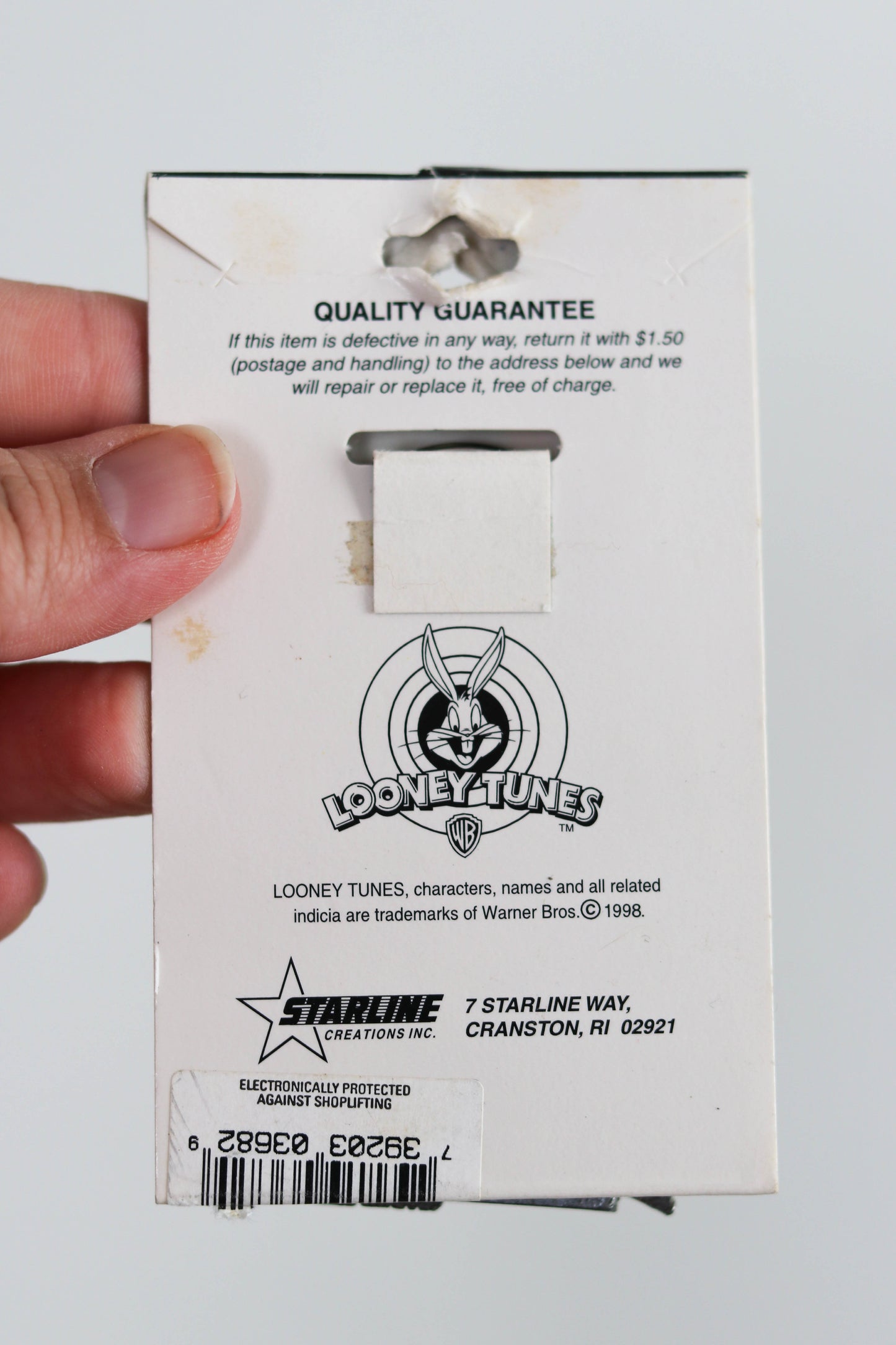 Vintage 90s Deadstock Tasmanian Devil Frame Keychain