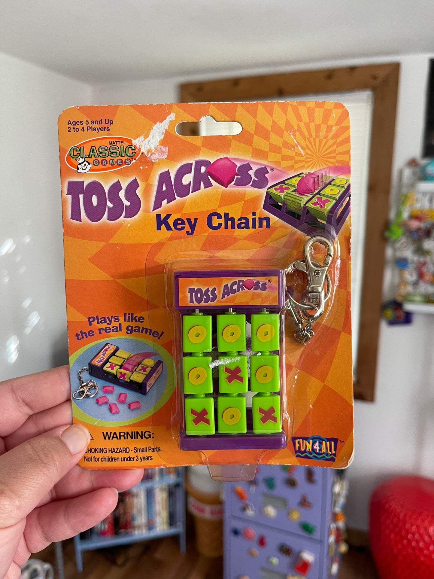 2000's Toss Across mini game keychain