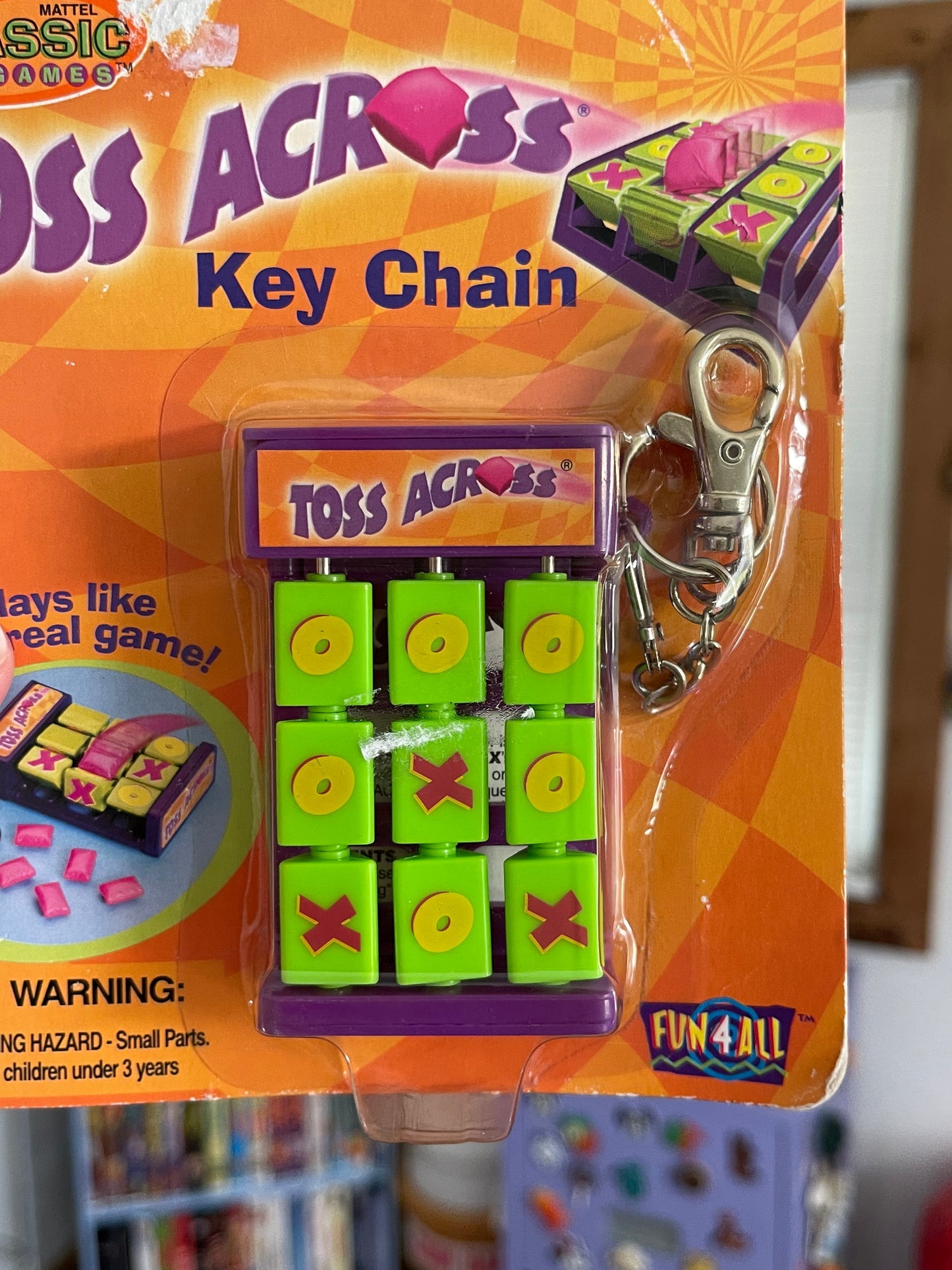 2000's Toss Across mini game keychain