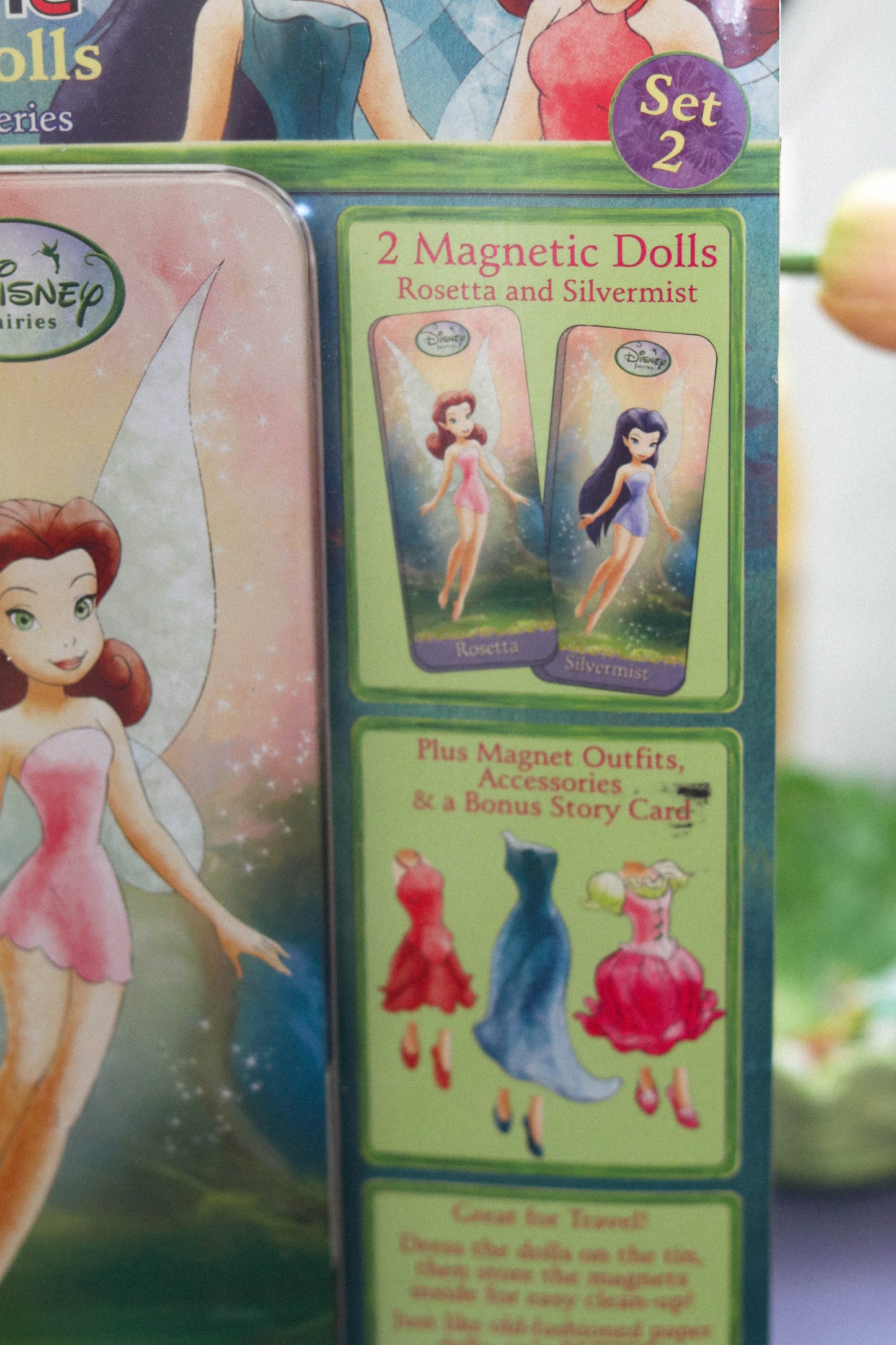 New Disney Fairies Magnetic Paper Dolls Collector's Series