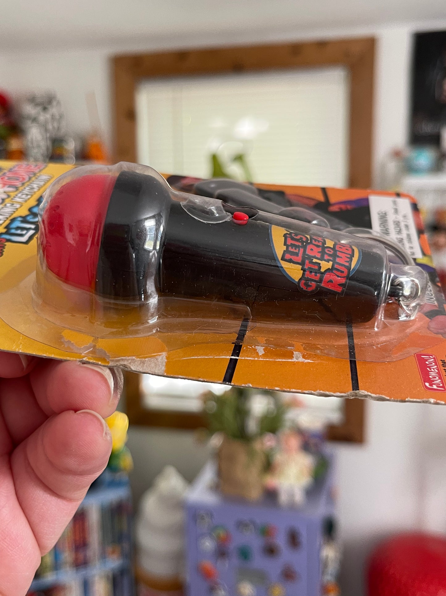 90's mini microphone keychain