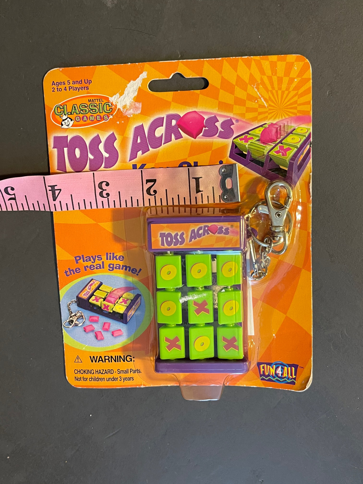 2000's Toss Across mini game keychain