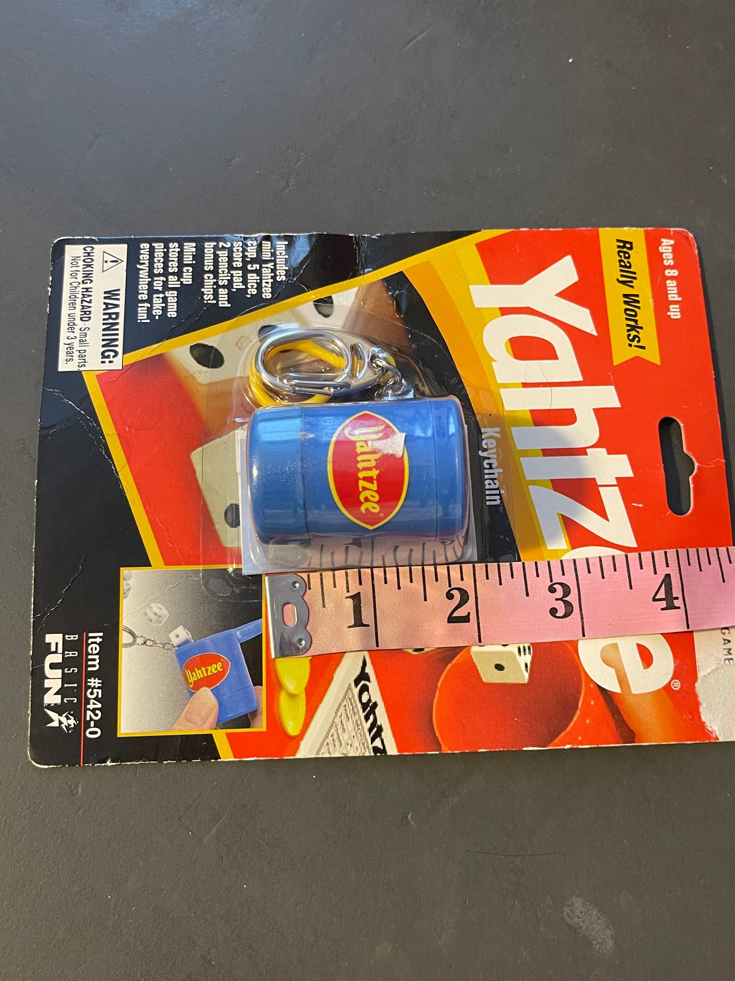 2000's Yahtzee mini game keychain