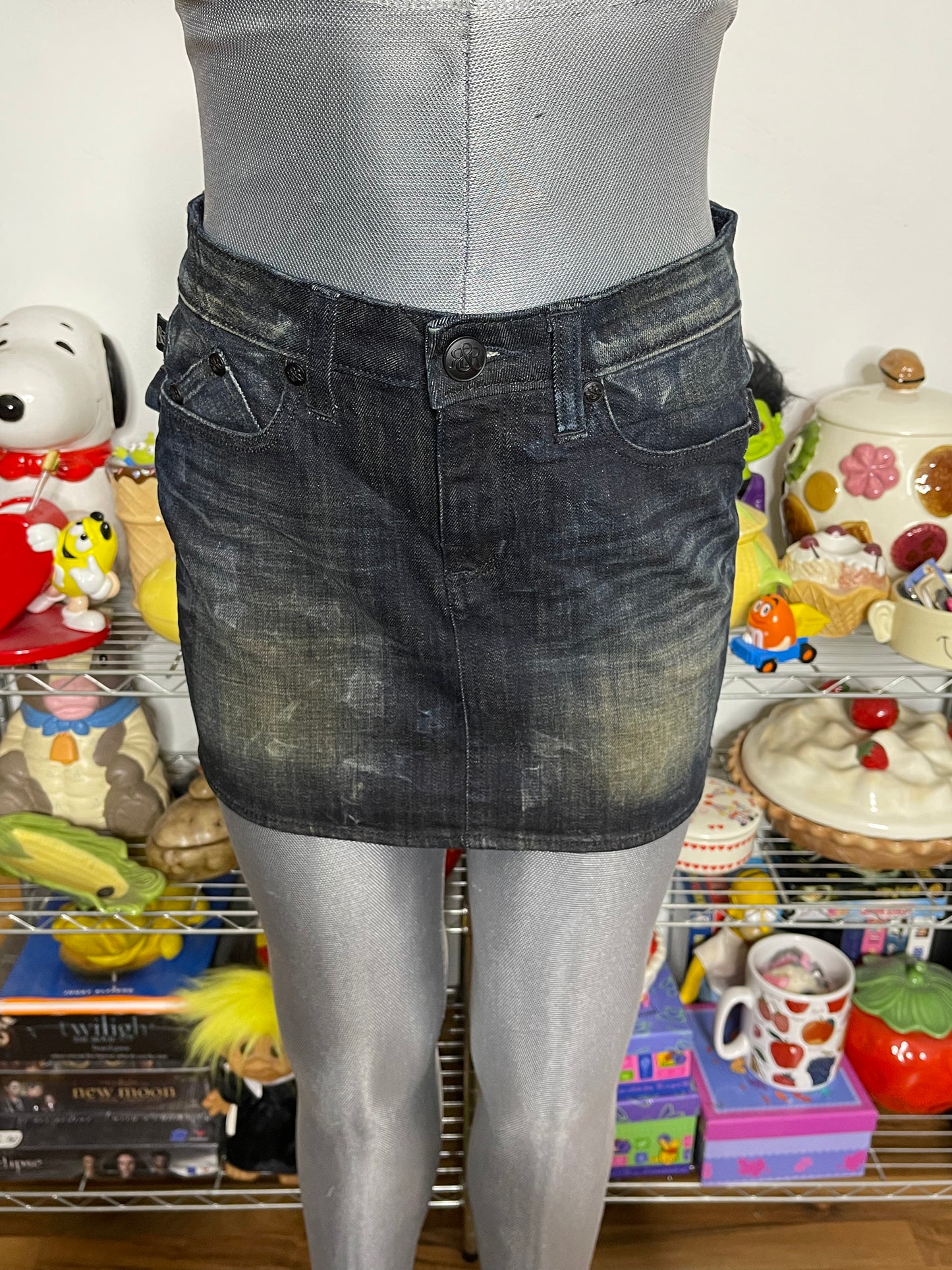2000s Deadstock Rock & Republic Mini Skirt Sz 4