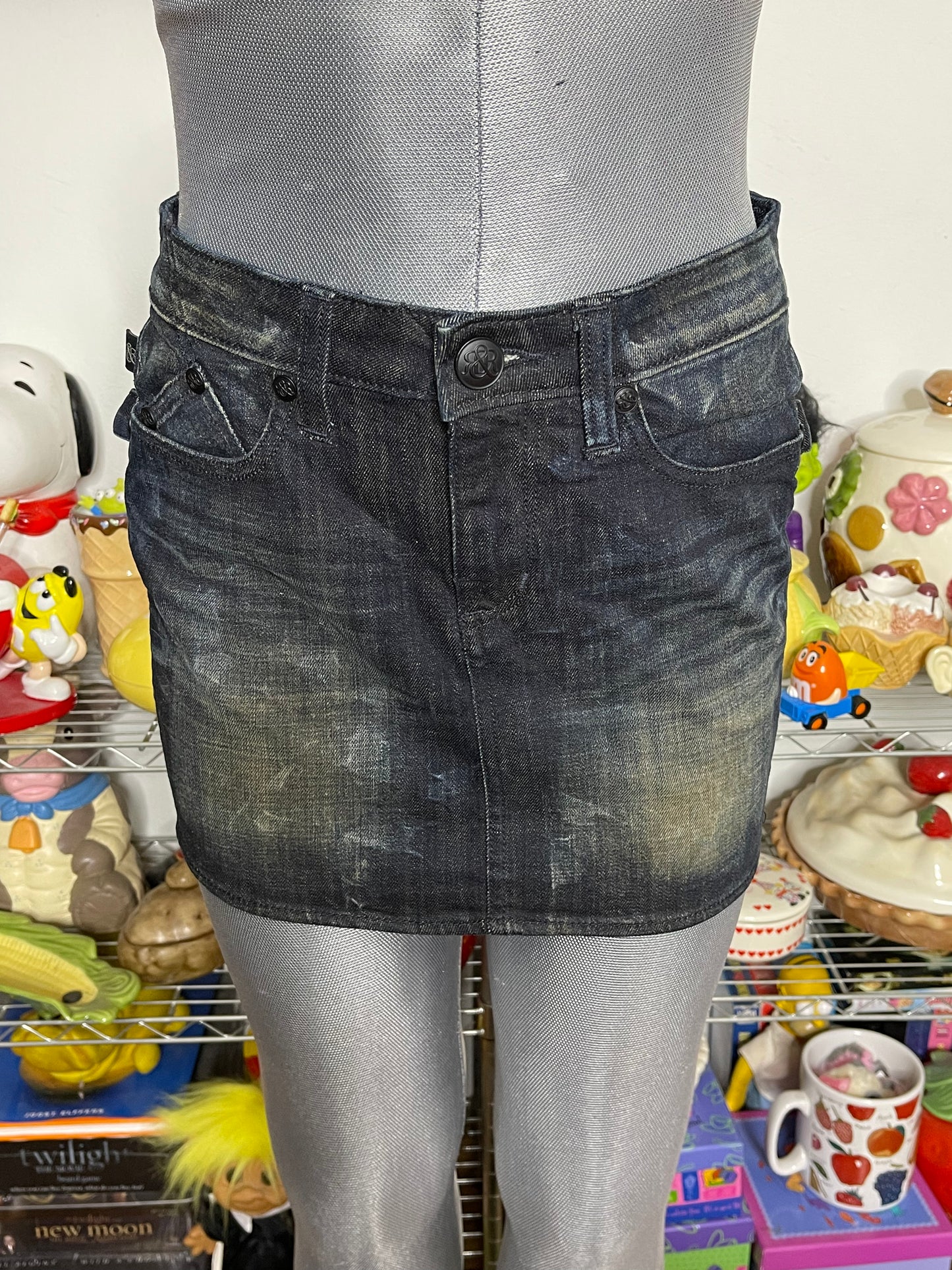 2000s Deadstock Rock & Republic Mini Skirt Sz 4