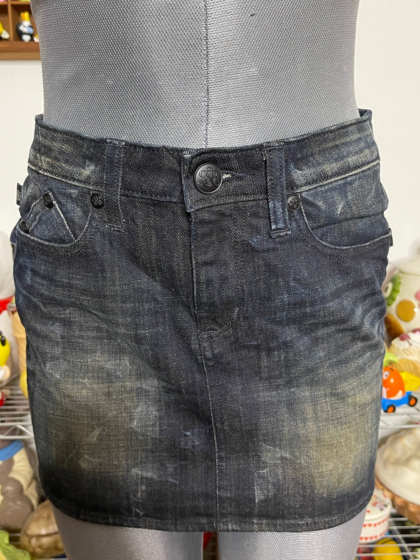 2000s Deadstock Rock & Republic Mini Skirt Sz 4