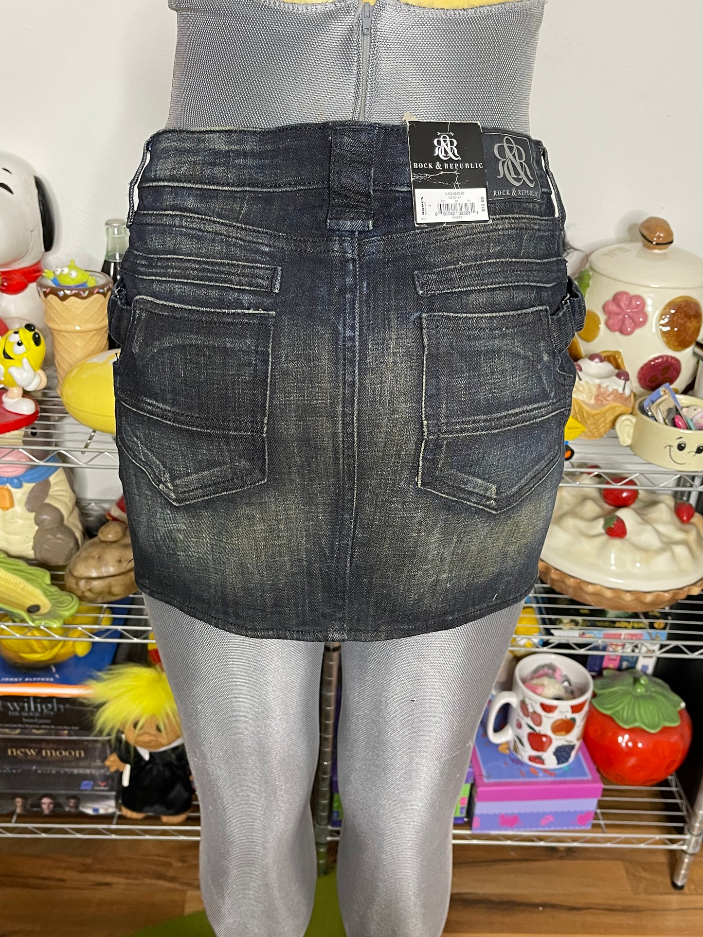 2000s Deadstock Rock & Republic Mini Skirt Sz 4