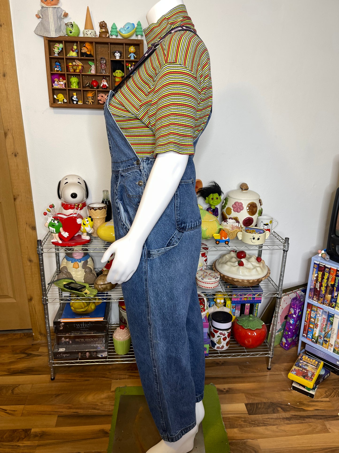 Vintage 90s L.A Blues Denim Overalls Sz L/XL
