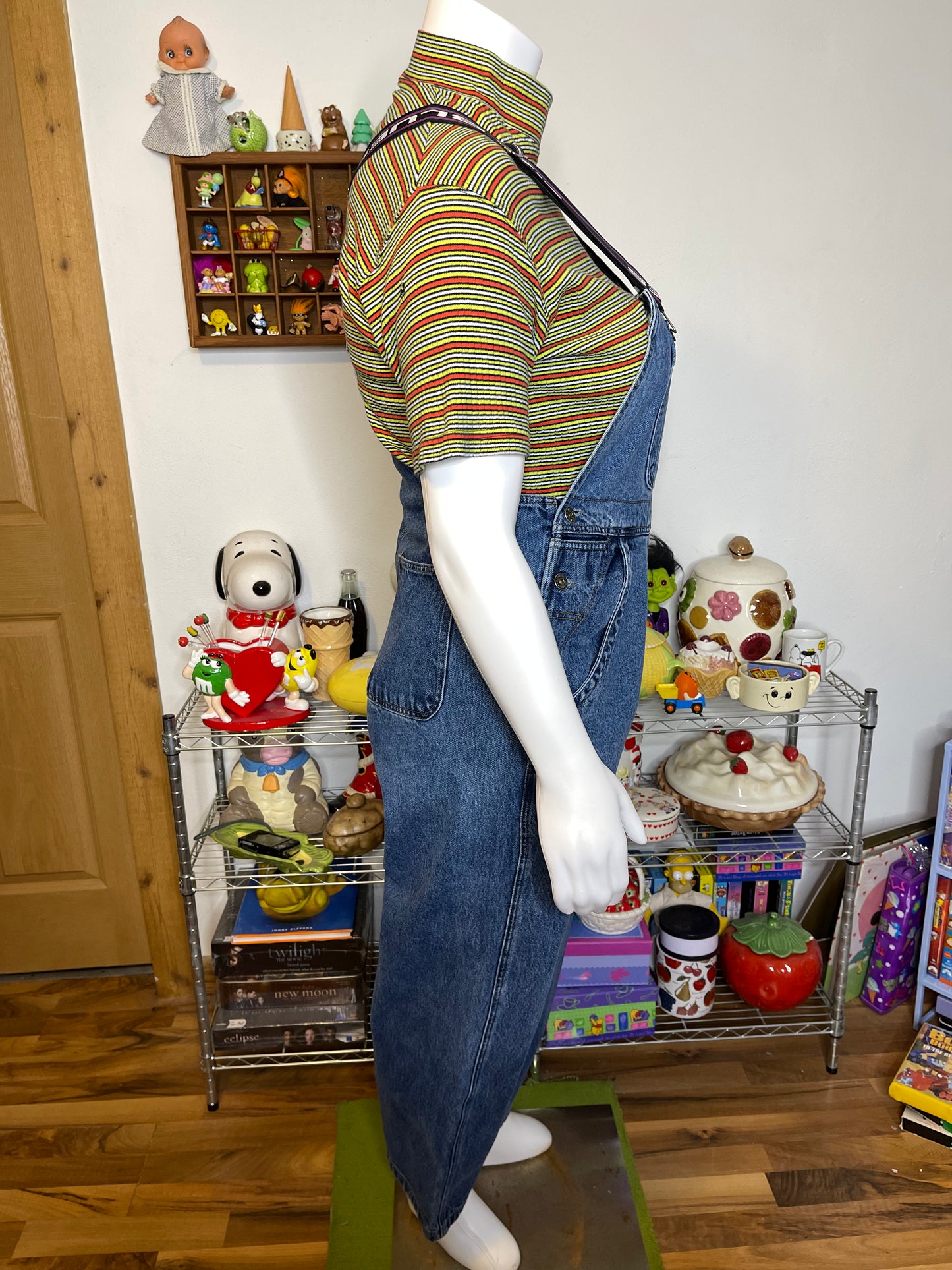 Vintage 90s L.A Blues Denim Overalls Sz L/XL