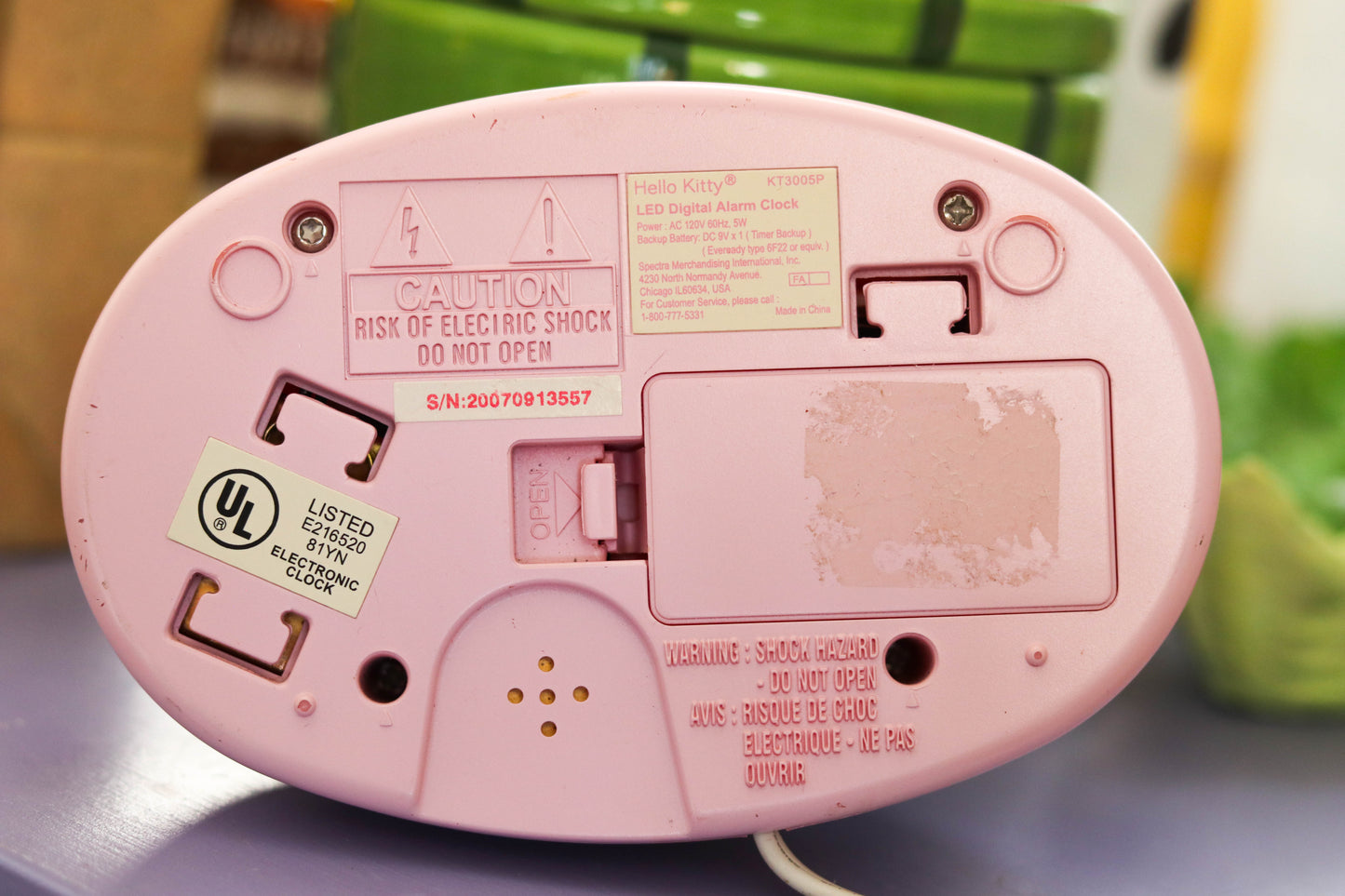 Vintage 2000s Hello Kitty Sanrio Alarm Clock