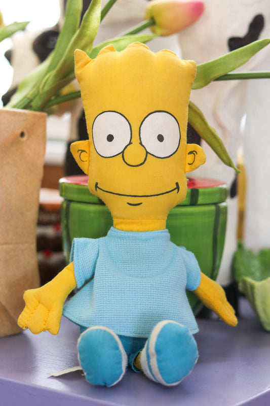 Vintage 90s Bart Simpson Plush