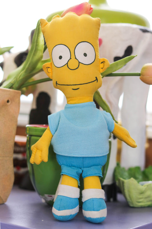 Vintage 90s Bart Simpson Plush