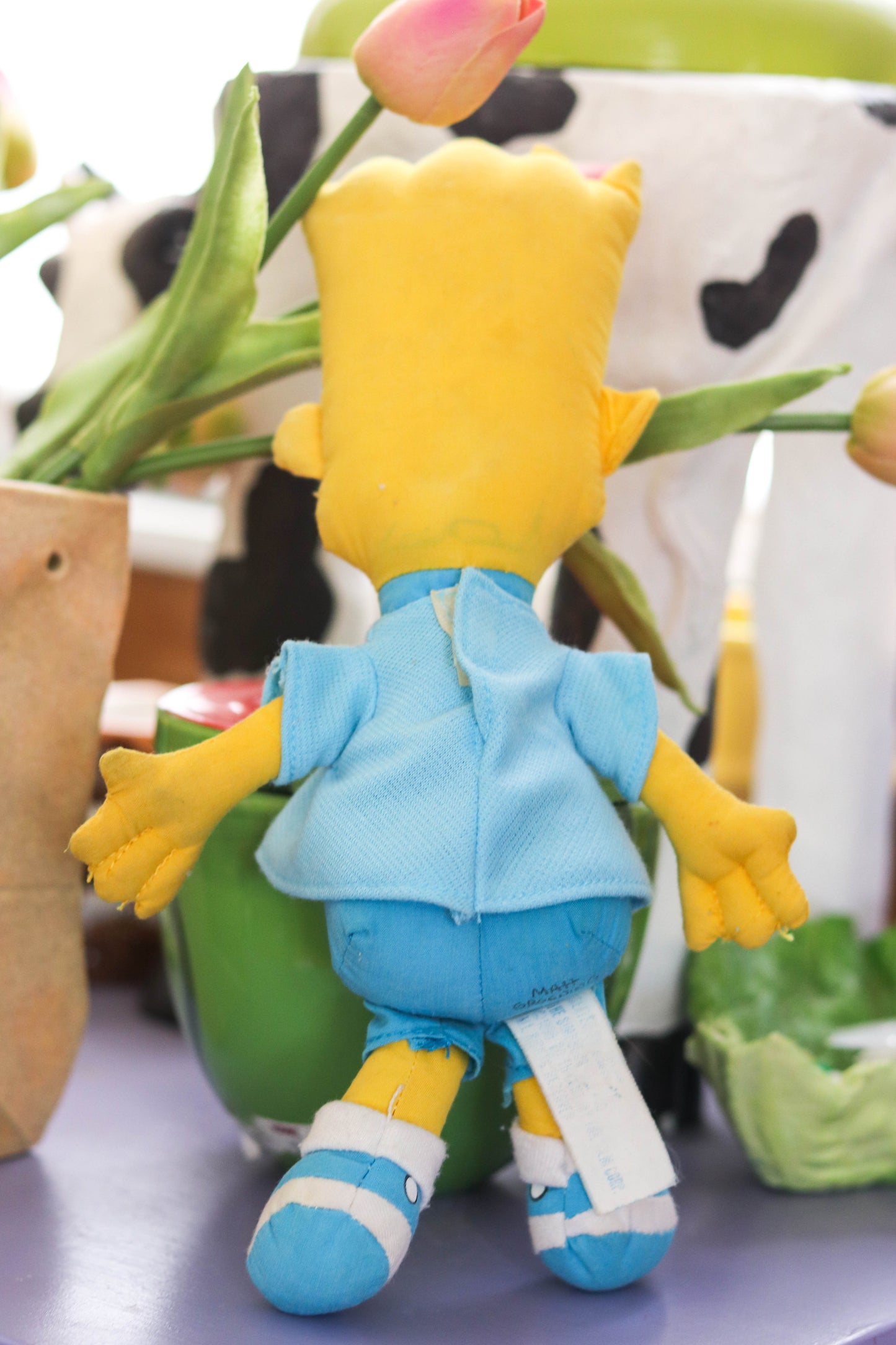 Vintage 90s Bart Simpson Plush