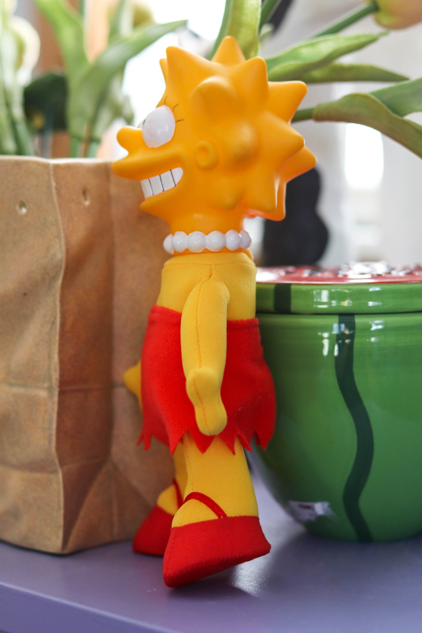 Vintage 90s Lisa Simpson Plush